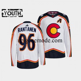 Kinder Colorado Avalanche Eishockey Trikot Mikko Rantanen 96 Adidas 2022-2023 Reverse Retro Weiß Authentic